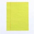 School Smart School Smart 085236 8 x 10.5 In. Short Ruled Newsprint Theme Paper Without Margin; Yellow; Pack - 500 85236